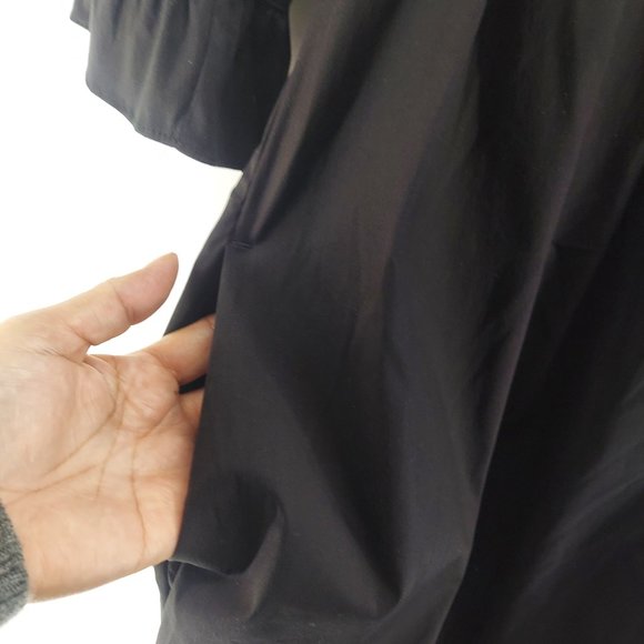 MaxMara black pleated  Dress Long Sleeve size 8 - Picture 15 of 15